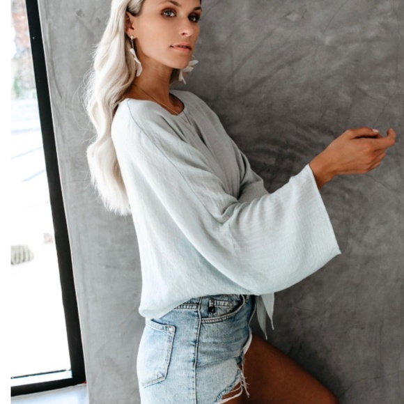 AGATA Tie Front Top - Picture 5 of 8